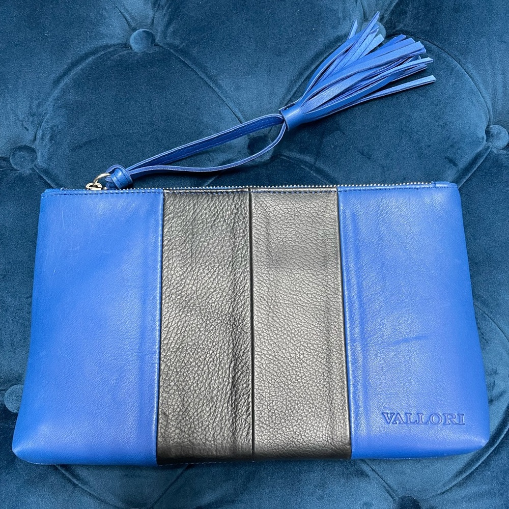 Vallori Leather Clutch